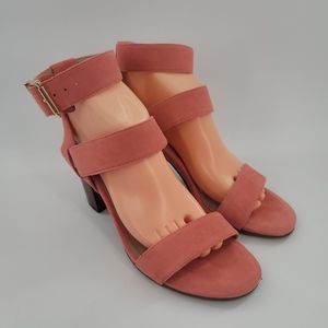 COPY - Vionic Womens Perk Sofia Coral Ankle Strap Heels Size 9 (2101604)